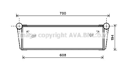 AVA QUALITY COOLING Радиатор, охлаждение двигателя PR2067